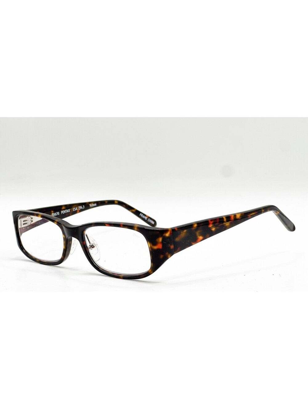 Pentax Dx670 Tortoise Safety Authentic Eyeglasses 55-15-140